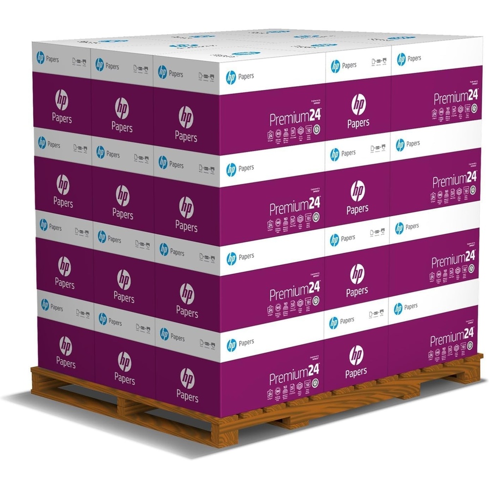 image:imageHP Printer Paper 85 x 11 Paper Premium 24 lb 1 Ream 500 Sheets 100 Bright Made in USA FSC Certified 112400R160 000 Sheets