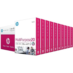 image:imageHP Papers  85 x 11 Paper  MultiPurpose 20 lb  1 Pallet  80 Cartons 200000 Sheets  96 Bright  Made in USA  FSC Certified  115100P10 Ream  5000 Sheets