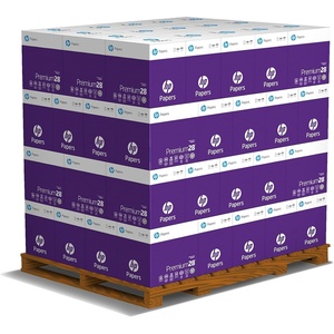 image:imageHP Printer Paper  85 x 11 Paper  Premium 24 lb  1 Ream  500 Sheets  100 Bright  Made in USA  FSC Certified  112400R60 Case Pallet  150 000 Sheets