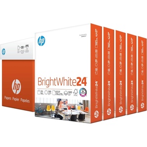 image:imageHP Papers Printer Paper 85 x 11 Paper BrightWhite 24 lb 60 Case 100 Bright Made in USA  FSC Certified 203000P Pallet 160000 Sheets5 Ream  2500 Sheets