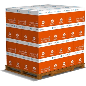 image:imageHP Papers Printer Paper 85 x 11 Paper BrightWhite 24 lb 60 Case 100 Bright Made in USA  FSC Certified 203000P Pallet 160000 SheetsPallet  160000 Sheets