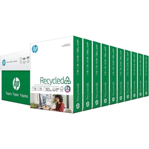 image:imageHP Printer Paper  85 x 11 Paper  30 Recycled Paper  40 Case Pallet  200000 Sheets  92 Bright Loading Dock Delivery  Made in USA  FSC Certified  112100P10 Ream  5000 Sheets