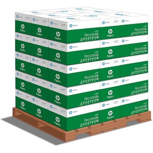 image:imageHP Printer Paper  85 x 11 Paper  30 Recycled Paper  40 Case Pallet  200000 Sheets  92 Bright Loading Dock Delivery  Made in USA  FSC Certified  112100PPallet  200000 Sheets