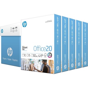 image:imageHP Printer Paper  85 x 11 Paper  Office 20 lb  1 Pallet  40 Cartons  200000 Sheets  92 Bright  Made in USA  FSC Certified  112101P5 Ream  2500 Sheets